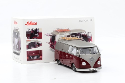 T1b bus lowrider - bus, dunkelrot