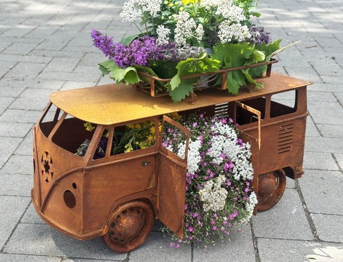 Bulli bus zum bepflanzen - vw,