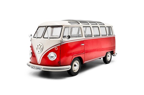 Samba bus 1962 rot - bus, weiß