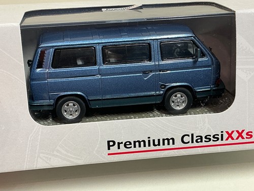 Modellauto t3b bus blue - modellauto,