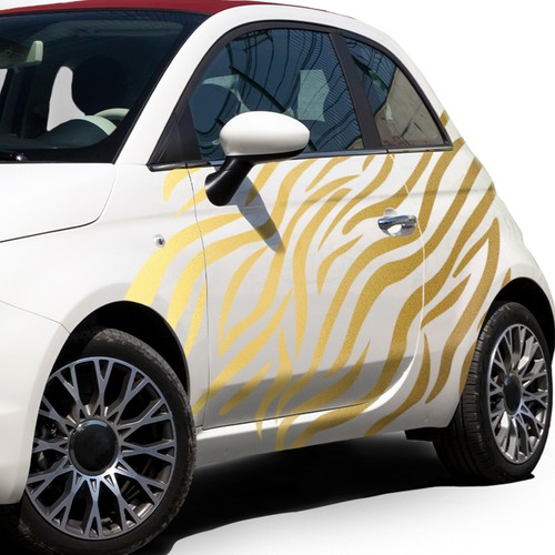 Autoaufkleber zebra muster - autoaufkleber, xxl